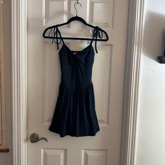 NWT hollister knit drop waist skort dress navy XS - Picture 3 of 6